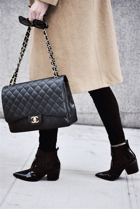 Chanel Maxi Classic Caviar Double Flap Bag 